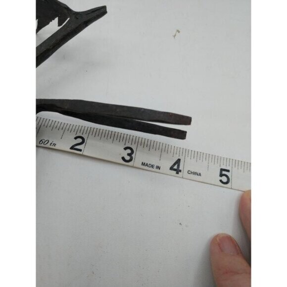 Handcrafted Rustic Iron Deer Figure 4" x 6" - Picture 4 of 4